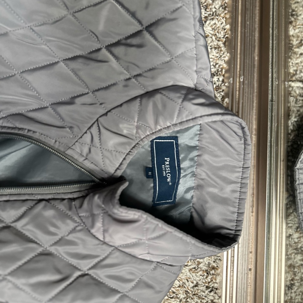 Pearson Quilted Jacket in Subtle Gray